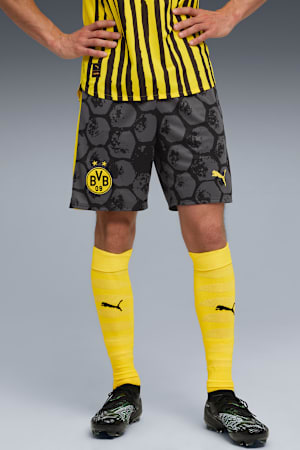 KIDSUPER x BORUSSIA DORTMUND Shorts Men, PUMA Black-Faster Yellow, extralarge-GBR
