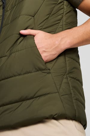 Essentials Padded Vest Men, Dark Olive, extralarge-GBR