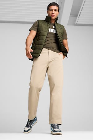Essentials Padded Vest Men, Dark Olive, extralarge-GBR