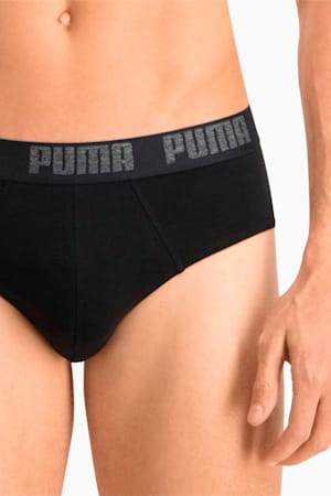 PUMA Basic Men's Briefs 2 Pack, black / black, extralarge-GBR