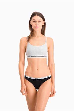 PUMA Women's String 3 Pack, white / grey / black, extralarge-GBR