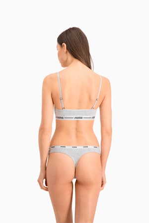 PUMA Women's String 3 Pack, white / grey / black, extralarge-GBR