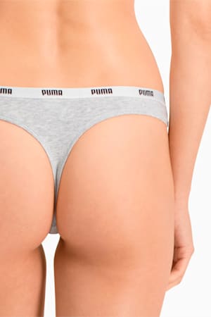 PUMA Women's String 3 Pack, white / grey / black, extralarge-GBR