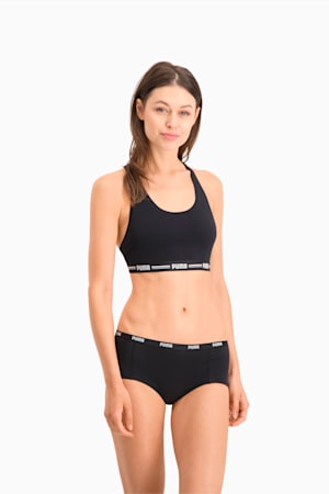 PUMA Mini Short Women's Underwear 3 Pack, black, extralarge-GBR