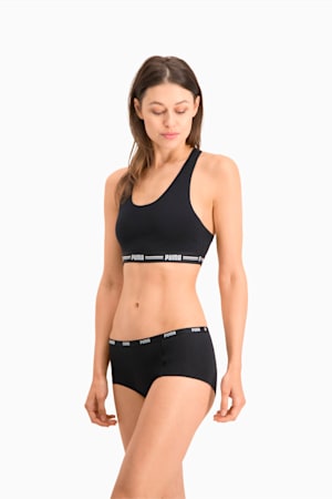 PUMA Mini Short Women's Underwear 3 Pack, black, extralarge-GBR