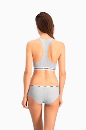 PUMA Hipster Women's Underwear 3 Pack, white / grey / black, extralarge-GBR