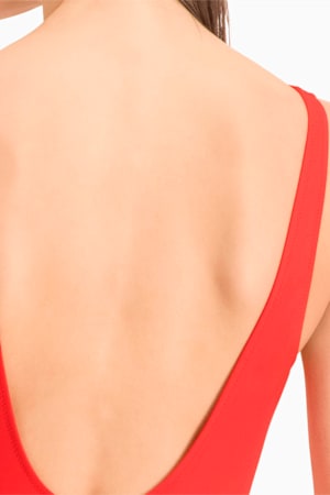PUMA Swim Women's 1 Piece Swimsuit, red, extralarge-GBR