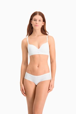 PUMA Women's Seamless Hipster 2 Pack, white, extralarge-GBR