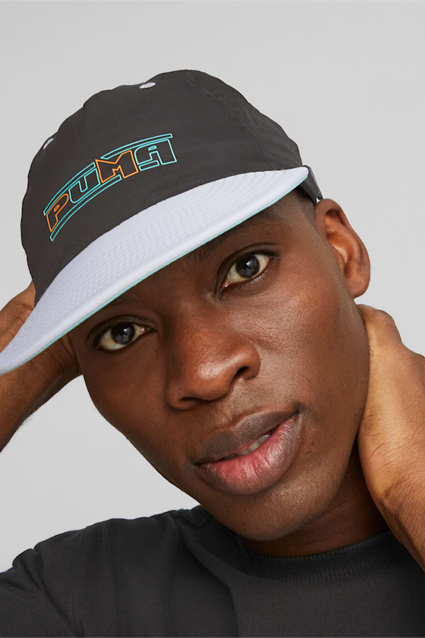 SWxP Relaxed Flat Brim Cap, PUMA Black, extralarge