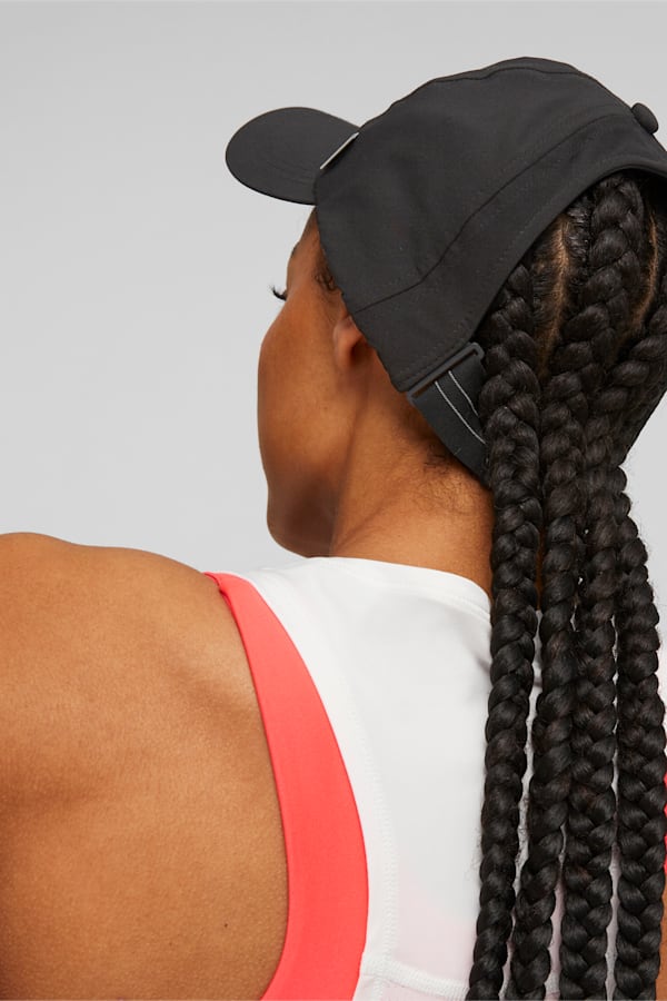 Ponytail Running Cap Women, PUMA Black, extralarge