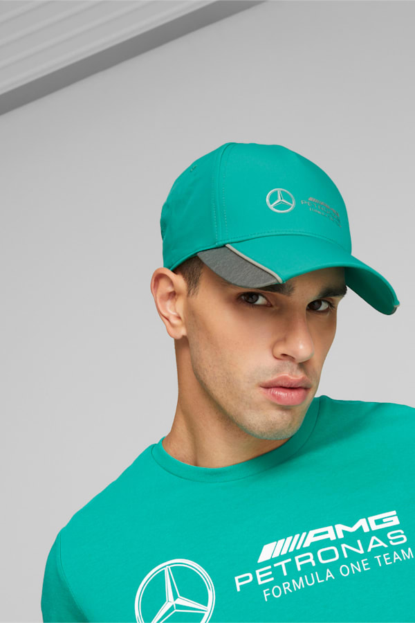 Mercedes-AMG Petronas F1 Monochrome Motorsport Baseball Cap, Spectra Green, extralarge