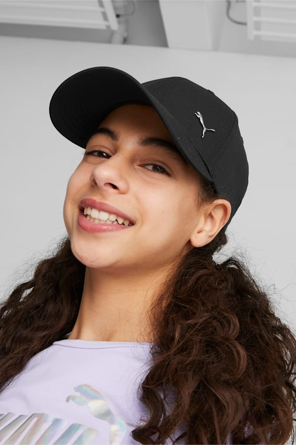 Metal Cat Cap Youth, PUMA Black, extralarge