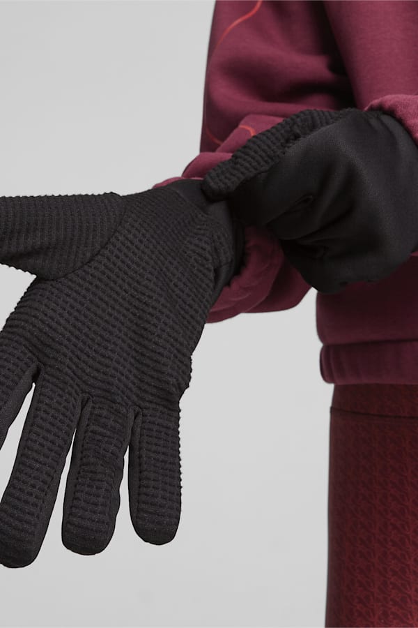ESS Fleece Gloves Unisex, PUMA Black, extralarge