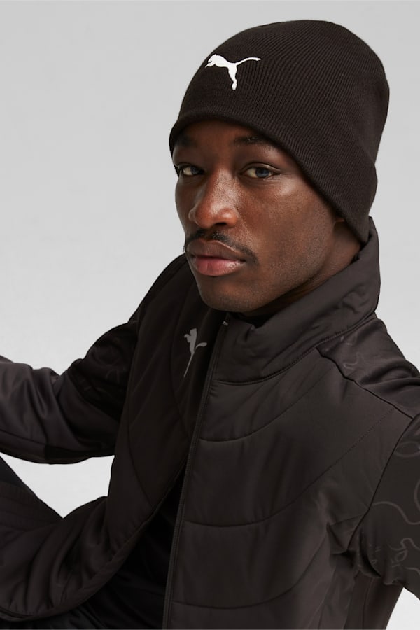 indWINTERIZED Tech Football Beanie, PUMA Black-PUMA White, extralarge
