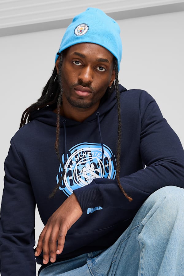 Manchester City Cuffless Beanie, Magic Blue, extralarge-GBR