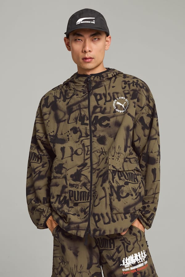 PUMA x LMC 5-Panel Cap, PUMA Black, extralarge