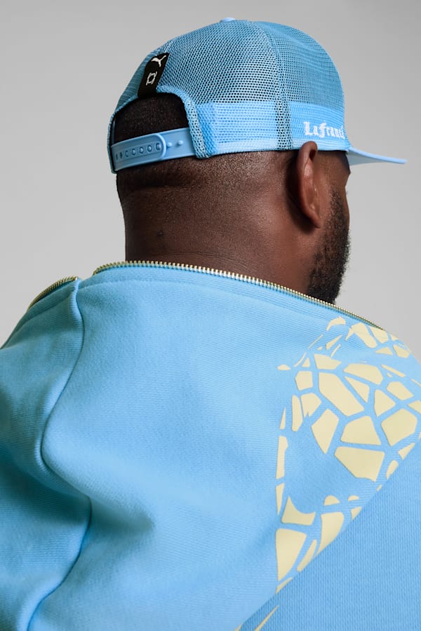 PUMA HOOPS x LAFRANCÉ Trucker Cap, Team Light Blue, extralarge