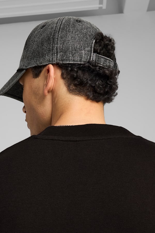 WARDROBE Essentials Metal Dad Cap, PUMA Black, extralarge