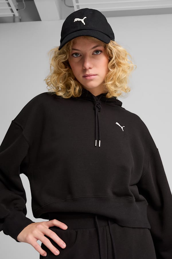 WARDROBE Essentials Dad Cap, PUMA Black, extralarge