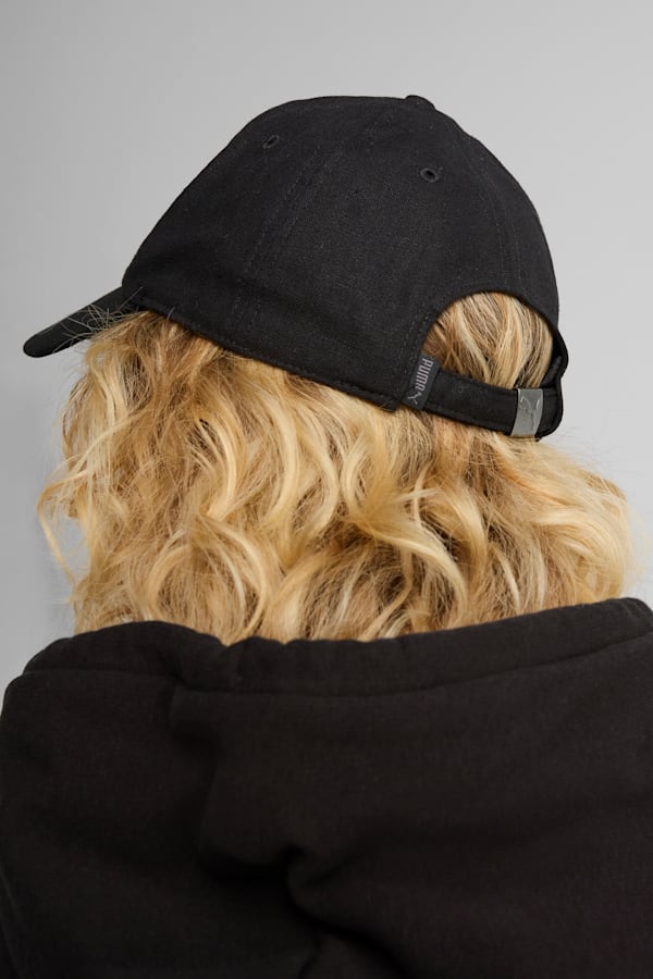 WARDROBE Essentials Dad Cap, PUMA Black, extralarge