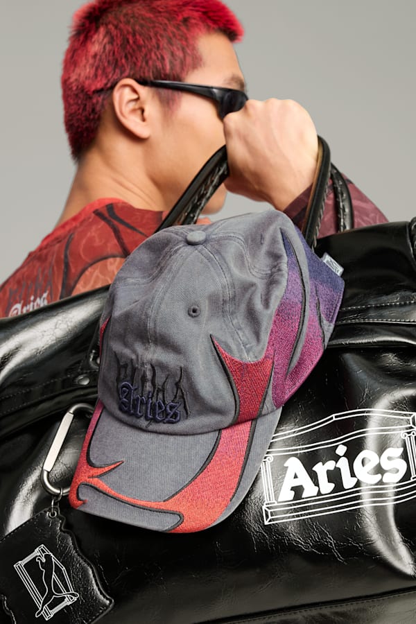 PUMA x ARIES Baseball Cap, PUMA Black, extralarge