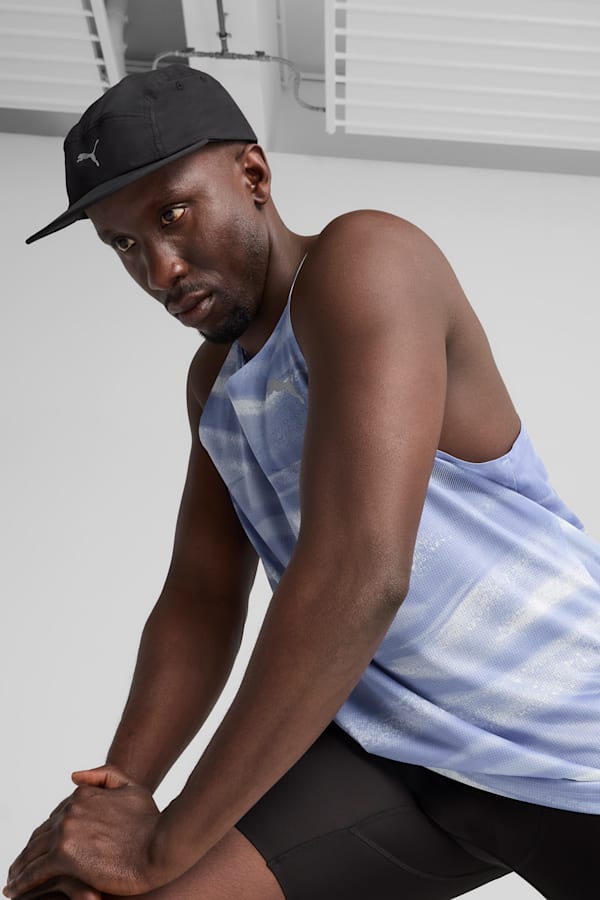 Essentials Running 5 Panel Cap, PUMA Black, extralarge