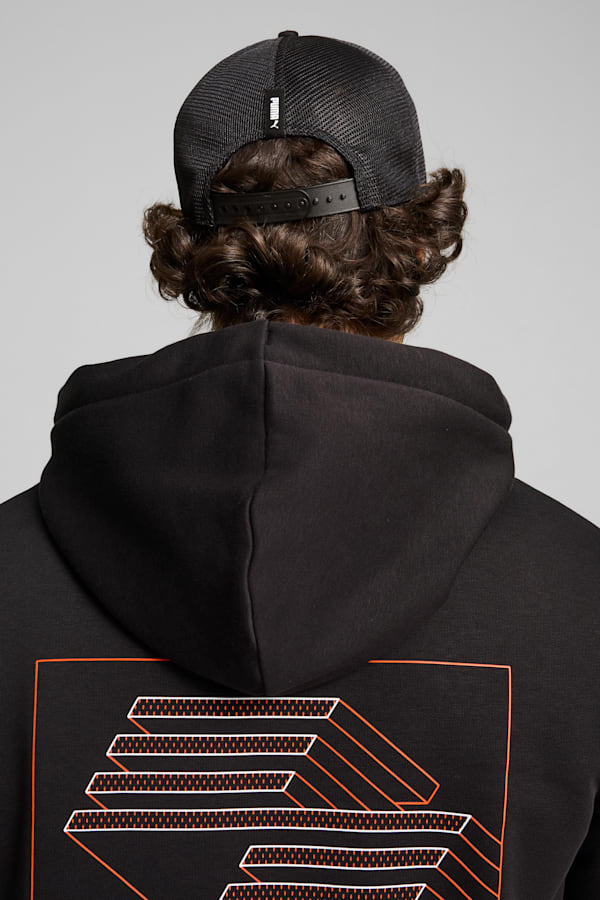 PUMA x HYROX Trucker Cap, PUMA Black, extralarge