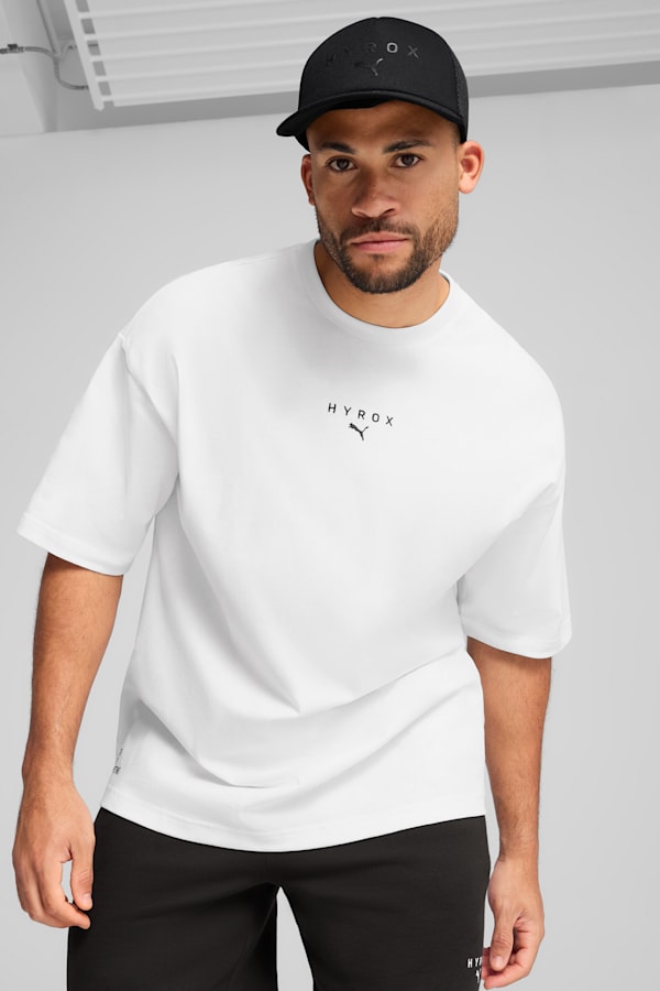 PUMA x HYROX Trucker Cap, PUMA Black, extralarge