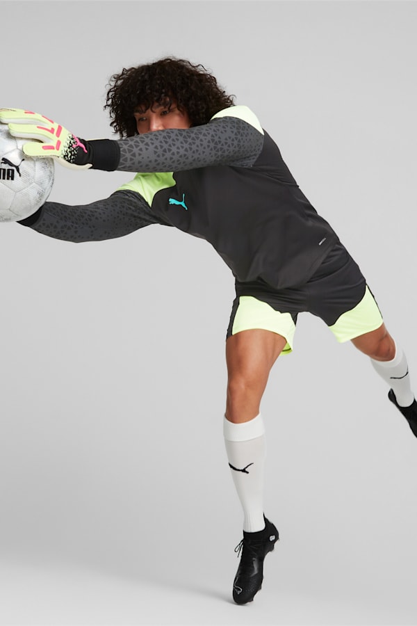FUTURE Pro TRICKS Hybrid Football Goalkeeper Gloves, Fast Yellow-Ravish, extralarge
