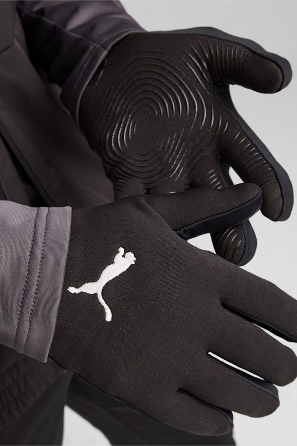 individualWINTERIZED Football Gloves, PUMA Black-PUMA White, extralarge