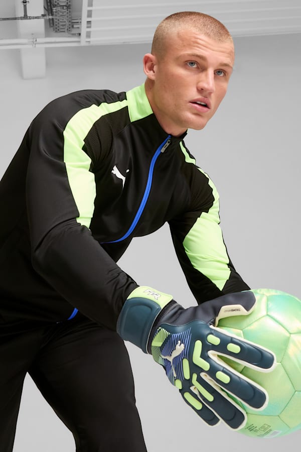 FUTURE Match Goalkeeper Gloves, Gray Skies-Fizzy Apple, extralarge-GBR