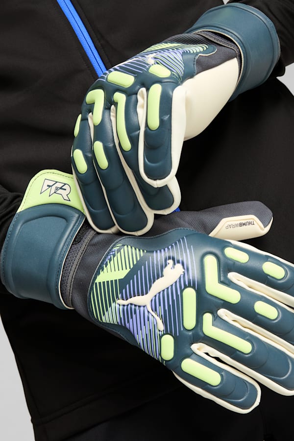 FUTURE Match Goalkeeper Gloves, Gray Skies-Fizzy Apple, extralarge-GBR