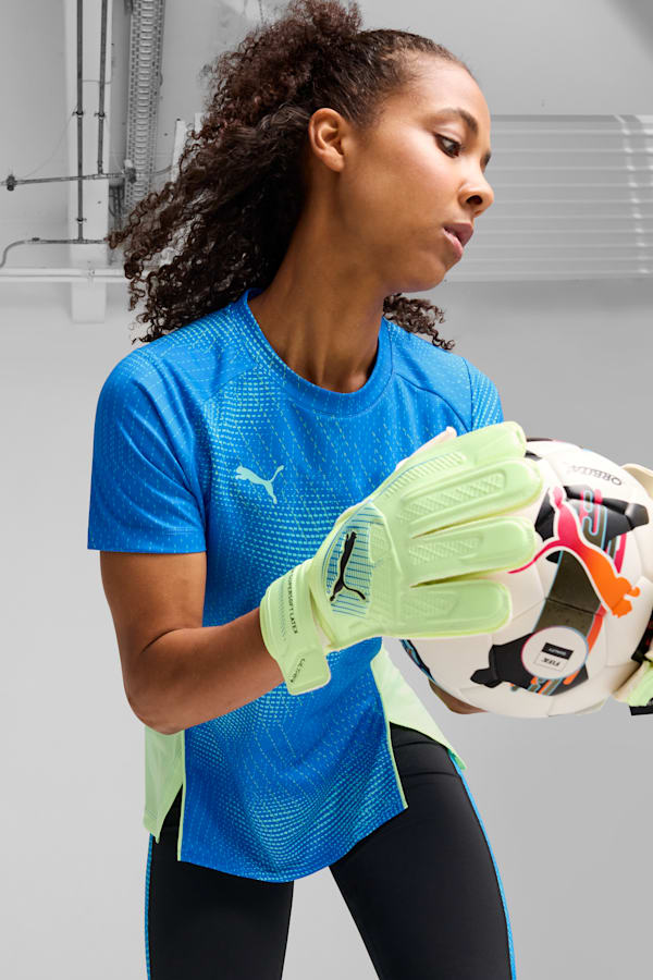 ULTRA PLAY RC Goalkeeper Gloves, Fizzy Apple-Bluemazing, extralarge