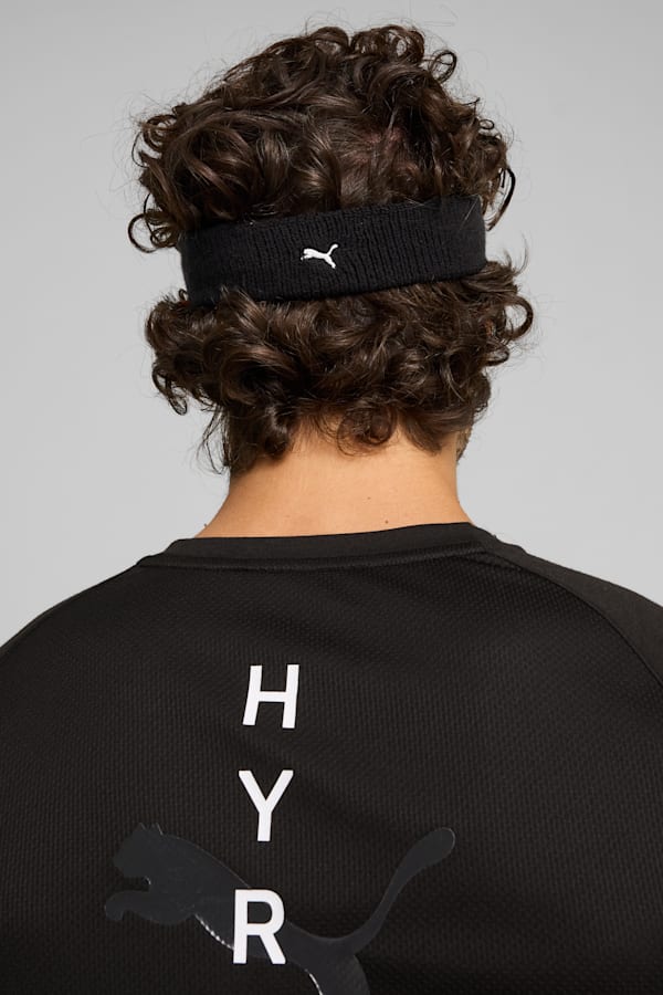 PUMA x HYROX Headband, Puma Black, extralarge