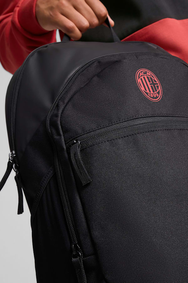 A.C. Milan teamFinal Backpack, PUMA Black-PUMA Gold, extralarge-GBR