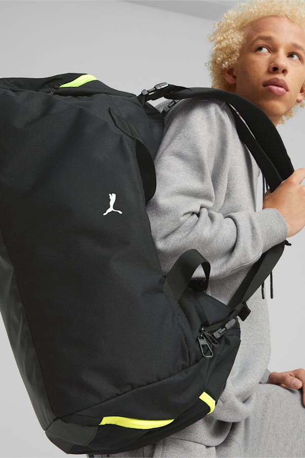 Basketball Pro Duffel Bag, Puma Black, extralarge