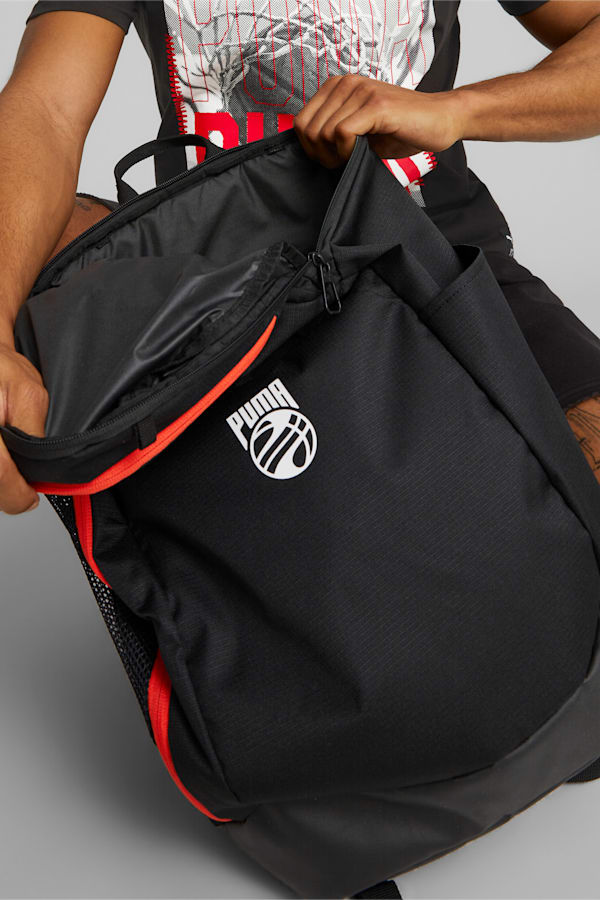 Basketball Pro Backpack, PUMA Black, extralarge-GBR