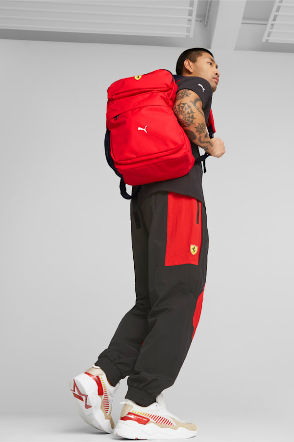 Scuderia Ferrari SPTWR Race Backpack, Rosso Corsa, extralarge