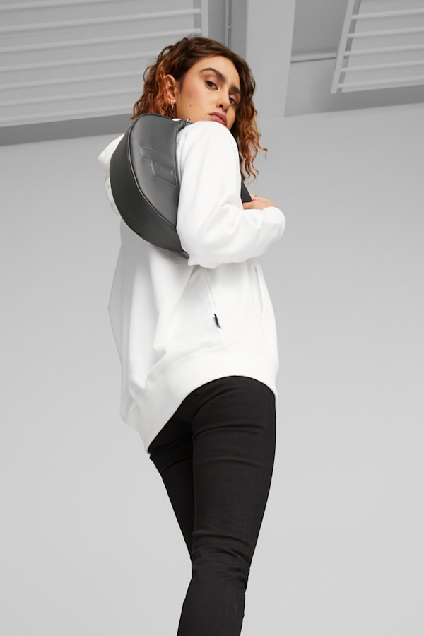 PUMA Sense Mini Hobo Bag, PUMA Black, extralarge