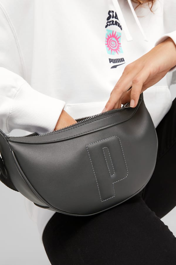 PUMA Sense Mini Hobo Bag, PUMA Black, extralarge