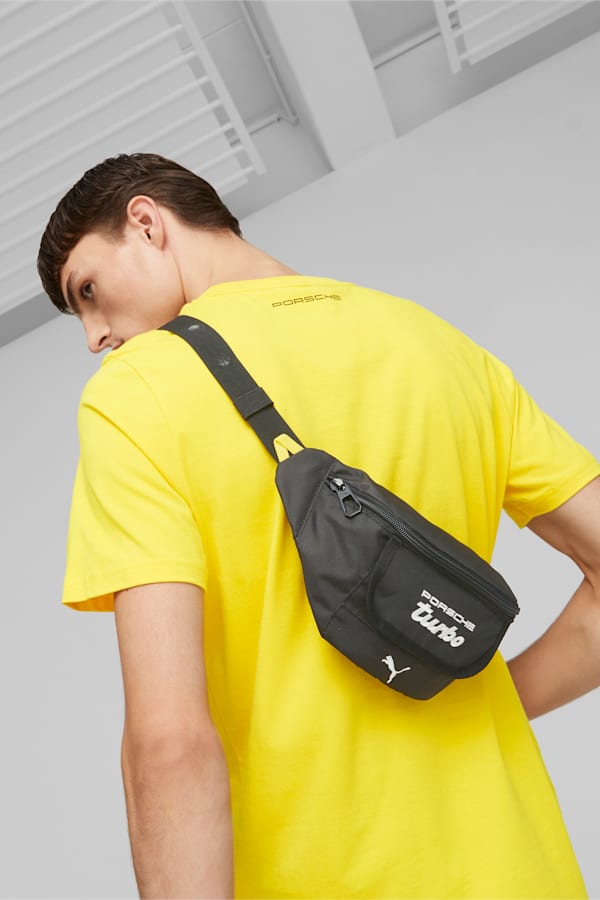 Porsche Legacy Waist Bag, PUMA Black, extralarge-GBR