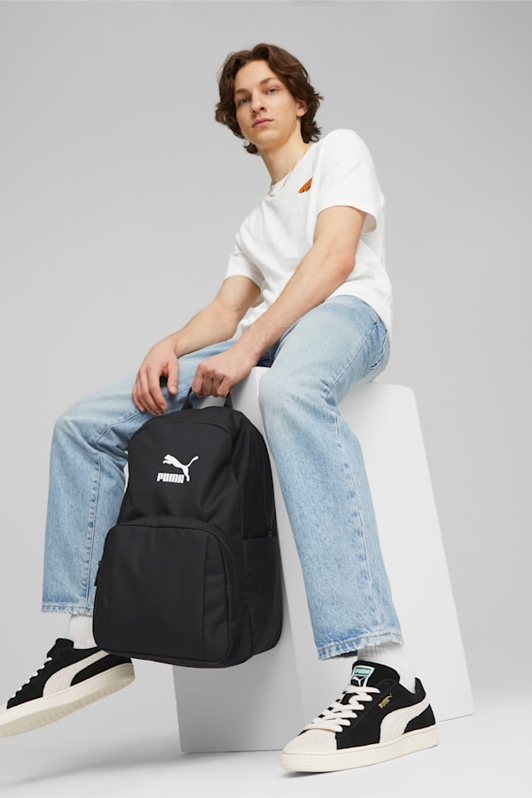 Classics Archive Backpack, PUMA Black-PUMA White, extralarge