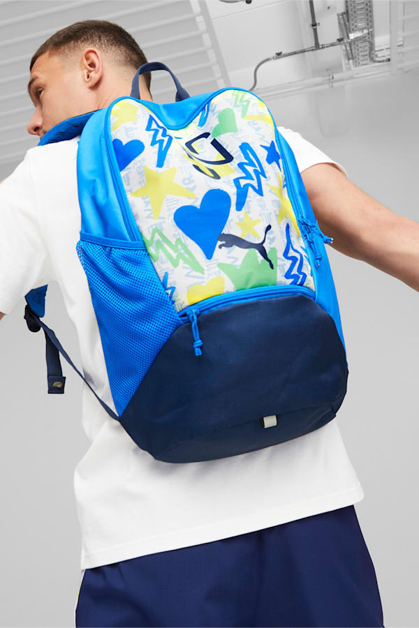 NEYMAR JR Backpack, PUMA White-multicolor, extralarge-GBR