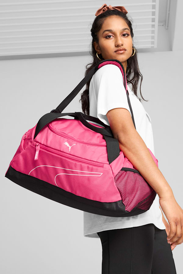 Fundamentals Small Sports Bag, PUMA Pink, extralarge