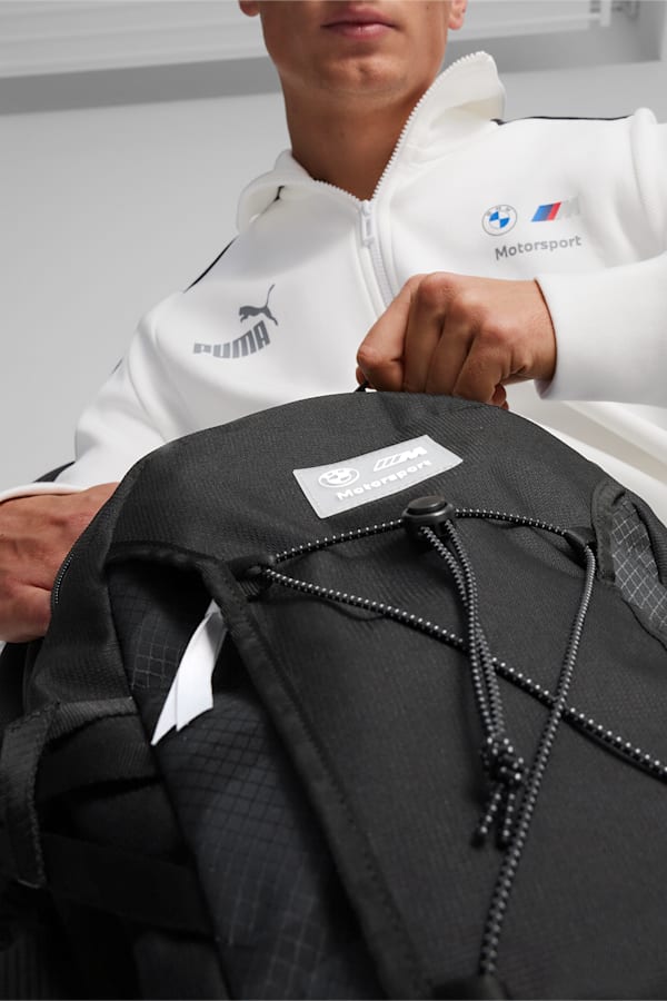BMW M Motorsport Statement Backpack, PUMA Black-AOP, extralarge-GBR