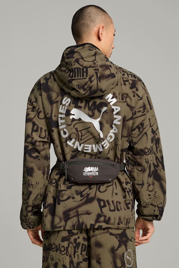 PUMA x LMC Waistbag, PUMA Black, extralarge
