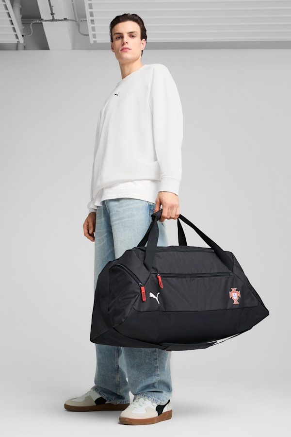Portugal 54L Team Bag, PUMA Black-PUMA White, extralarge