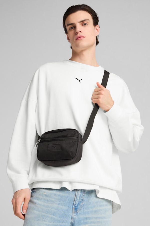 Essentials 2L Crossbody Bag, PUMA Black, extralarge