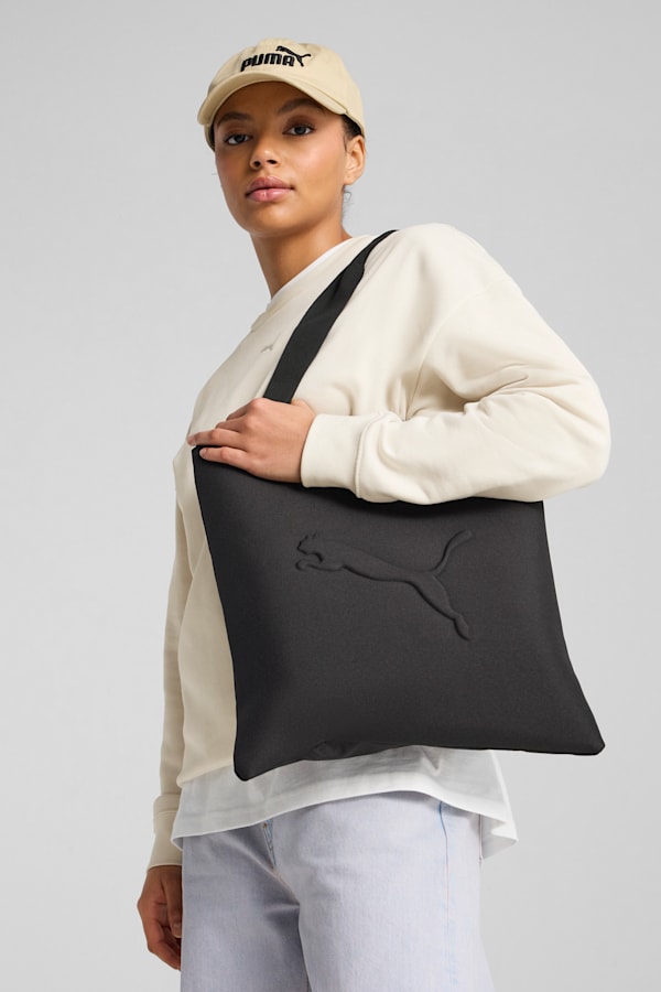 PUMA Buzz Tote Bag, PUMA Black, extralarge