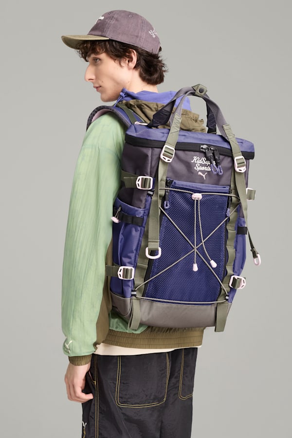 PUMA x KIDSUPER 27L Backpack, Dark Coal-Multicolor, extralarge
